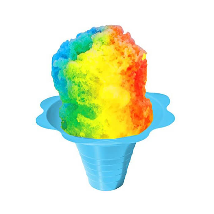 8 Ounce Flower Cups For Serving Shaved Ice or Snow Cones