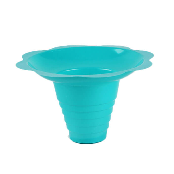 8oz Snow Cone Shave Ice Flower Plastic Cup