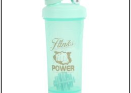 600ML Portable Plastic Protein Shaker Bottle with Handle BPA Free Gym