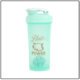 600ML Portable Plastic Protein Shaker Bottle with Handle BPA Free Gym