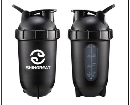 500ML Bullet Shaker Bottle With Window