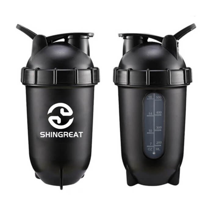 500ML Bullet Shaker Bottle With Window
