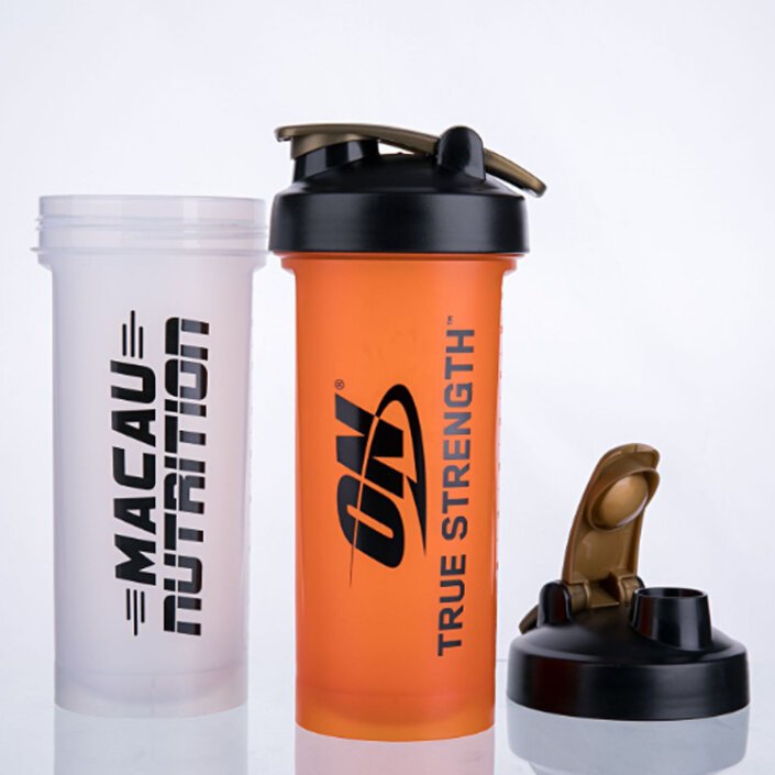 1000ML Plastic Protein Shaker Bottle BPA Free Gym Mixer Cup with Custom Logo