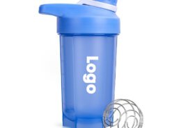 500ML Plastic Protein Shaker Bottle with Handle BPA Free Gym Mixer Cup Custom Logo