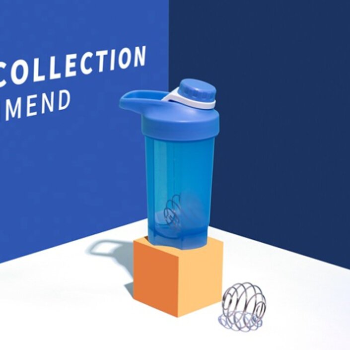 SG-S063-4 500ML Plastic Protein Shaker Bottle with Handle BPA Free Gym Mixer Cup Custom Logo