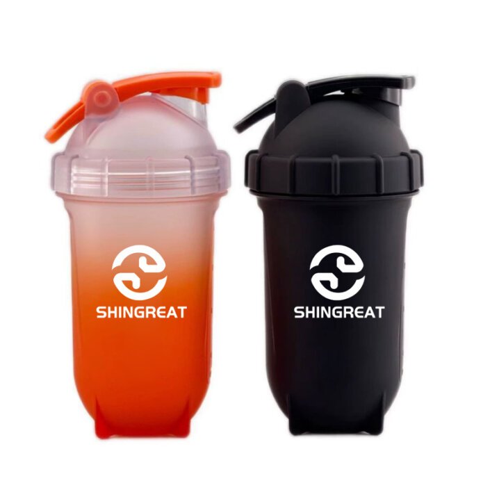 Custom Painted Plastic Bullet Shaker Bottle Matte Finish