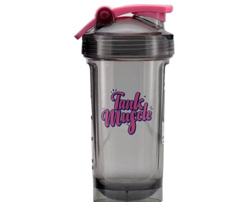 500ML Whole Crystal Shaker Bottle Custom Logo BPA Free Plastic Protein Shaker Cup Manufacturer