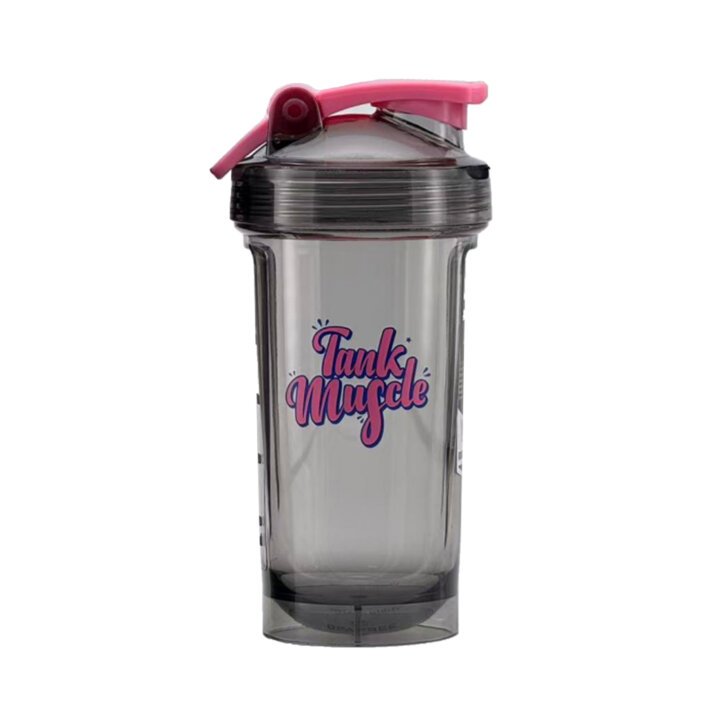 500ML Whole Crystal Shaker Bottle Custom Logo BPA Free Plastic Protein Shaker Cup Manufacturer